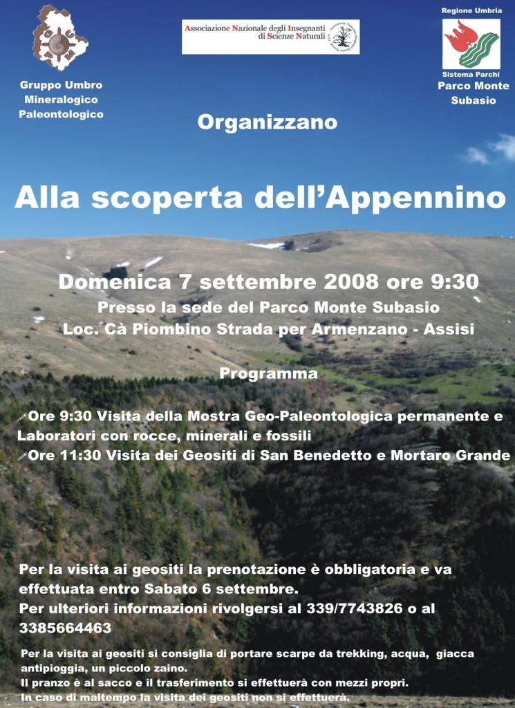 Escursione Domenica 7 settembre